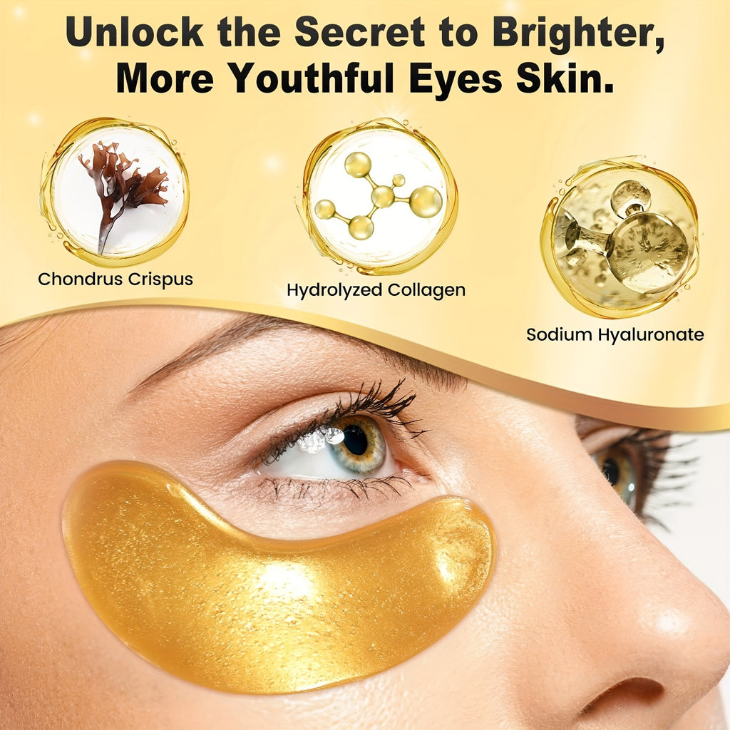 24 Golden Under Eye Patches