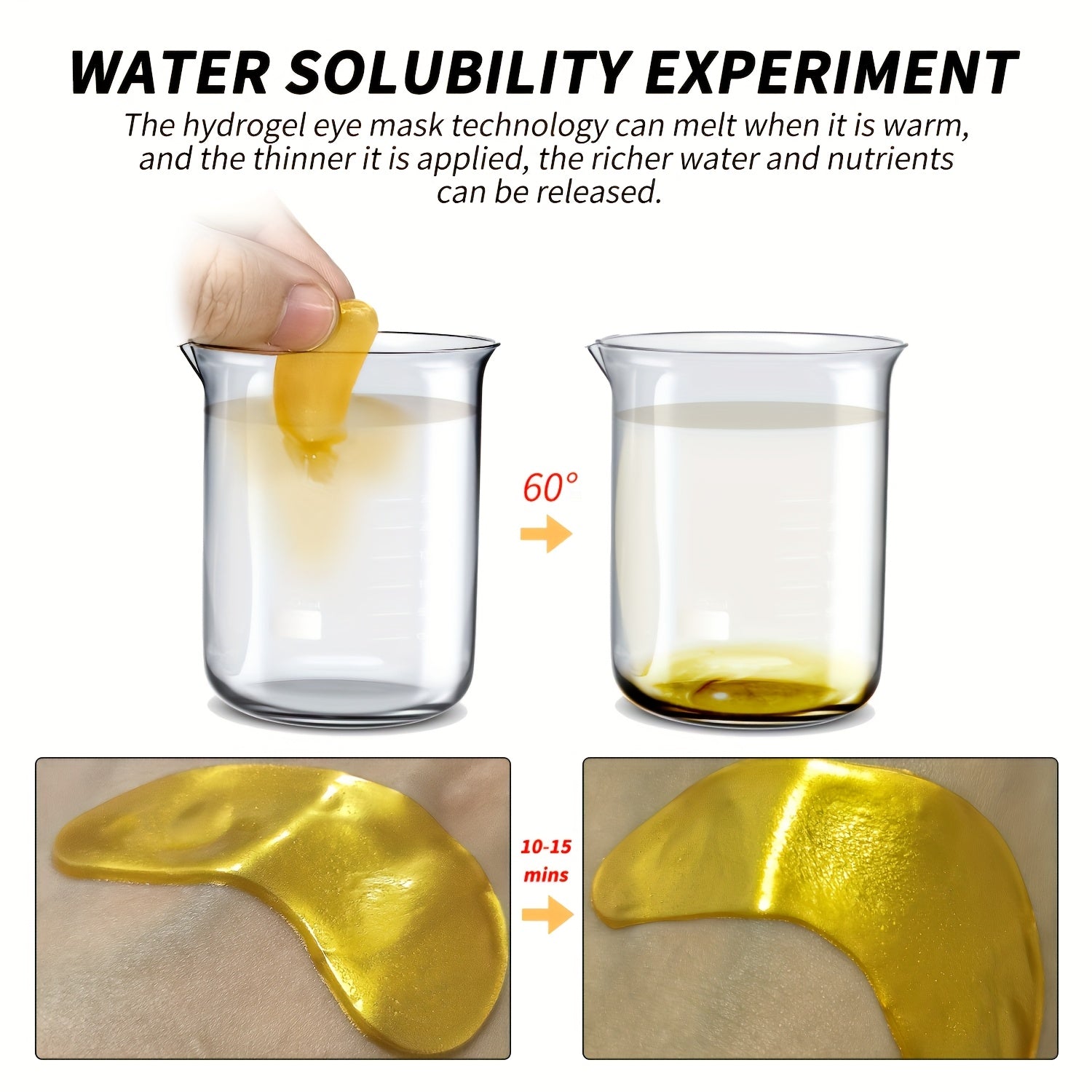 24 Golden Under Eye Patches