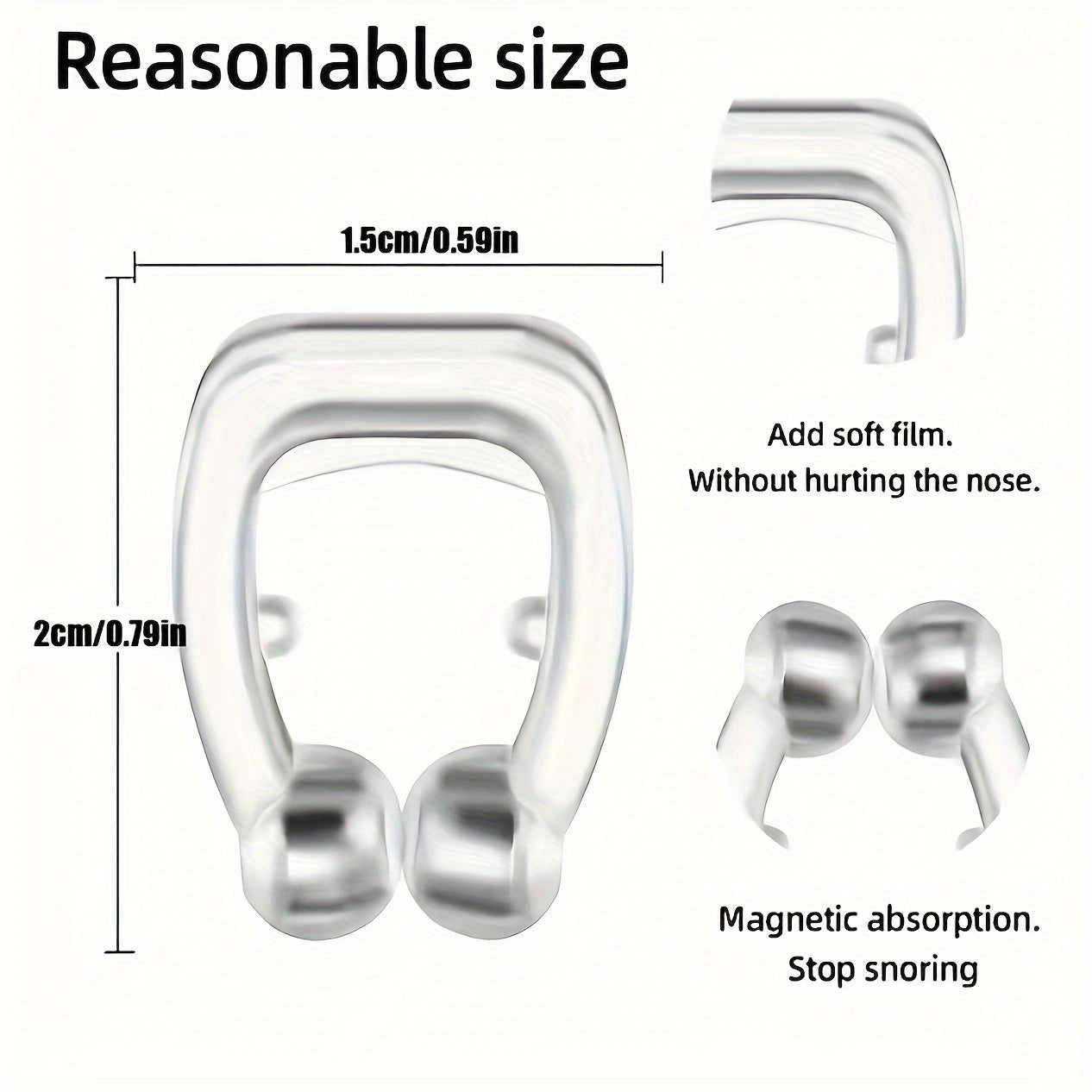 Magnetic Anti-Snoring Nose Clip