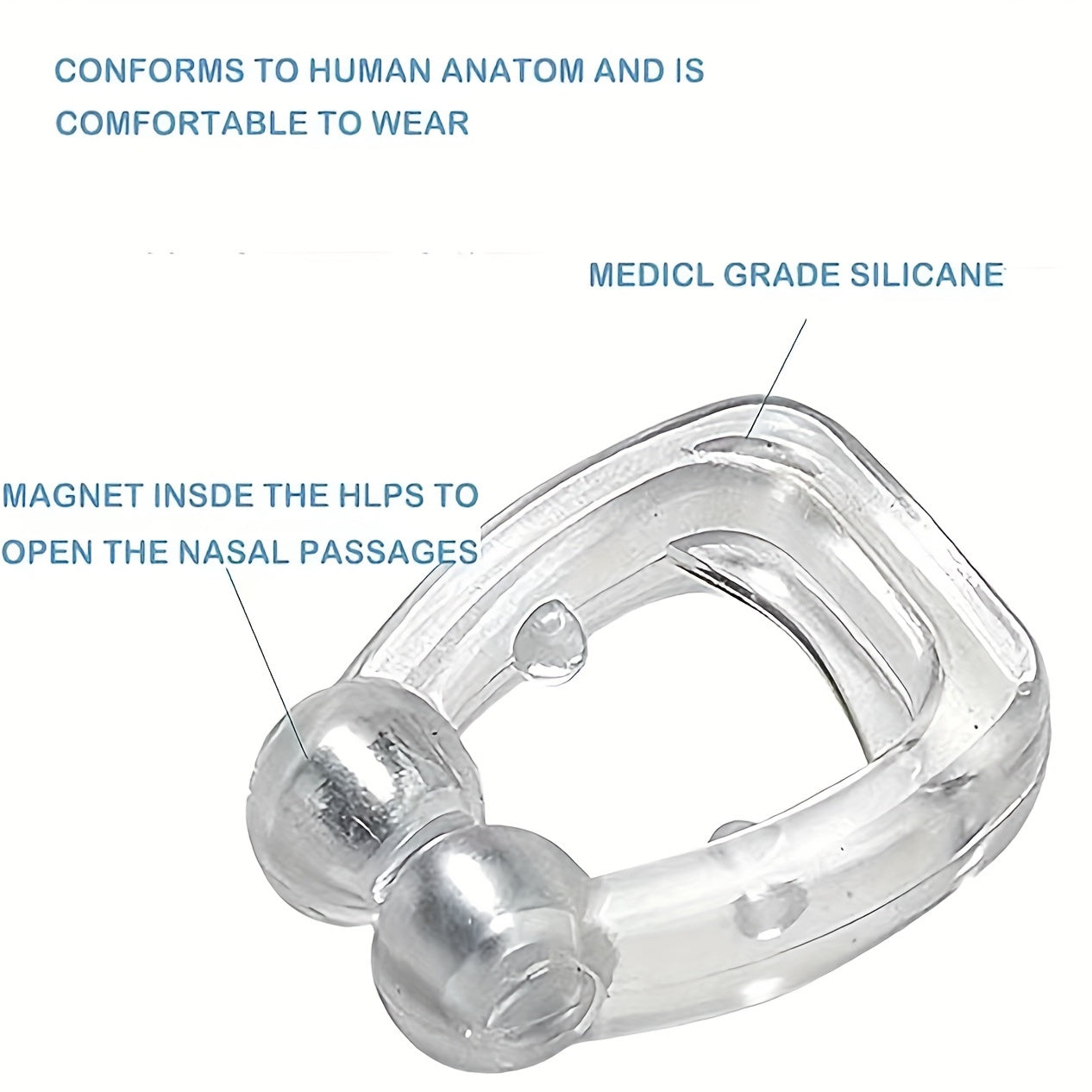 Magnetic Anti-Snoring Nose Clip